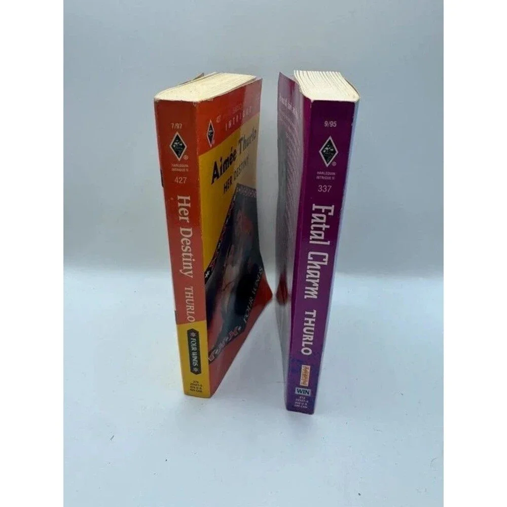 Harlequin Intrigue 2 Book Lot Aimee Thurlo Her Destiny Fatal Charm Romance Novel
